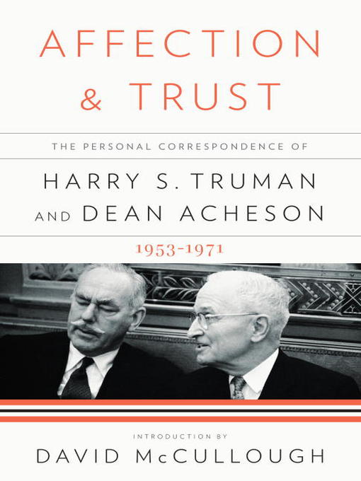Title details for Affection and Trust by Harry S. Truman - Available